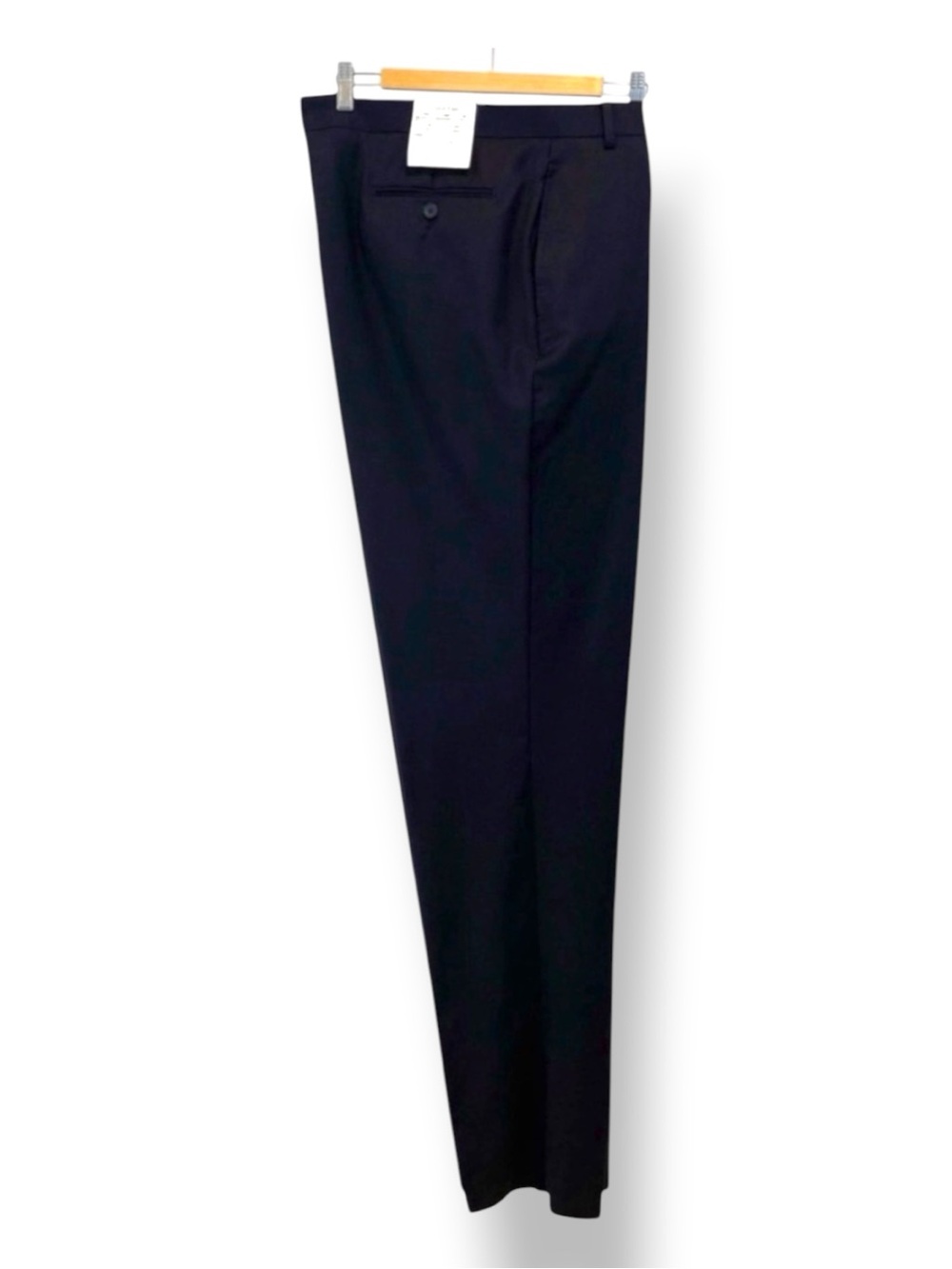 Calvin Klein NWT dress classic pants Malik style 100% wool navy blue size50 tall
